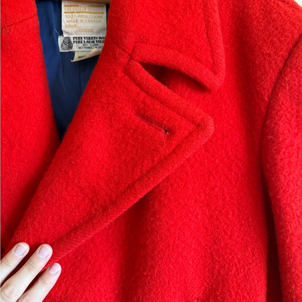 Vintage Hudson’s Bay Company Blanket Coat | 100% Wool | Made in Canada | Size M - Picture 4 of 7